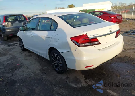 2013 Honda Civic Ex-L from USA, damaged, VIN 19XFB2F90DE082136